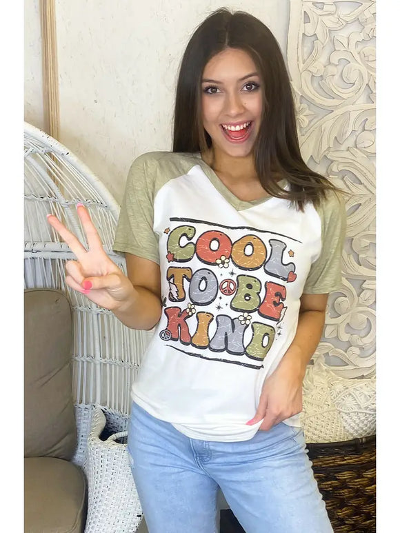 Retro Cool To Be Kind V-Neck
