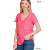 Washed Burnout Top Collection