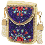Tree of Life Bohemian Artisan Beaded Crossbody Bag