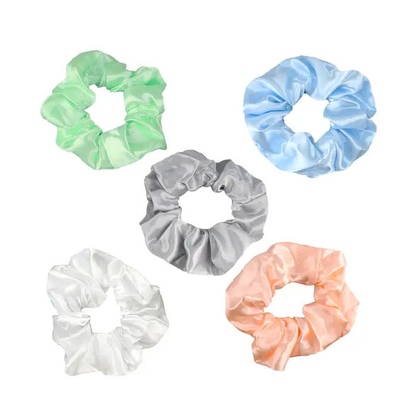 Gift Box Satin Hair Scrunchies 5 Pack