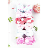 Soft Printed Fleece Facial Make Up Bow Head Band