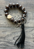 Silicone Beaded Keychain