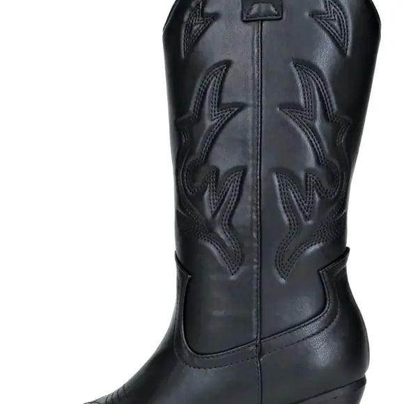 Orville Embroidered Western Cowboy Tall Boots