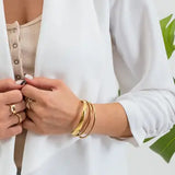 3/4 Rouched Sleeve Blazer