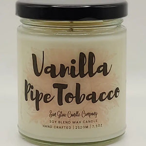 Vanilla Pipe Tobacco Premium Soy Blend Wax Candle