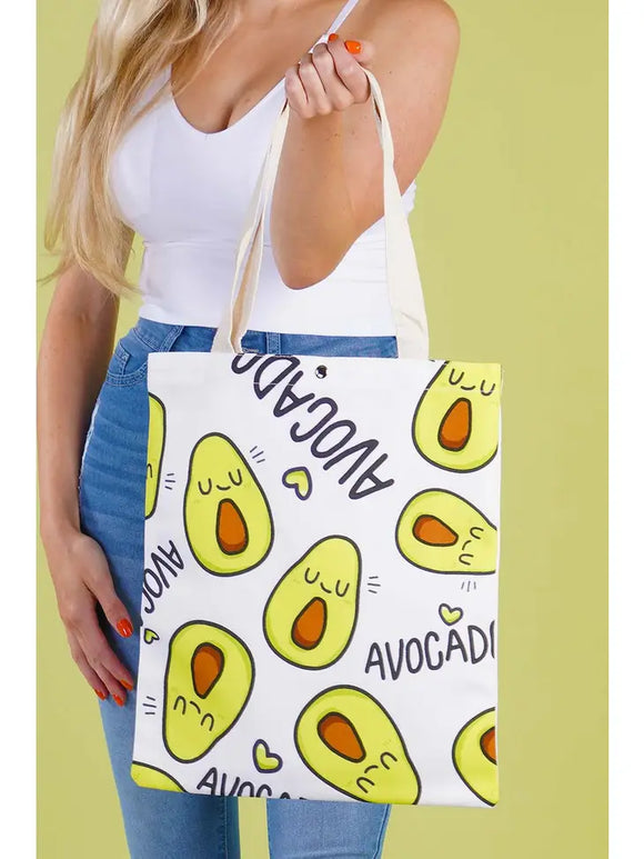 Avocado Shopping Tote