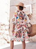 SUMMER New Loose Short Sleeve Mini Dress