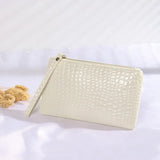 Trendy Women's Pu Handbag with Crocodile Pattern