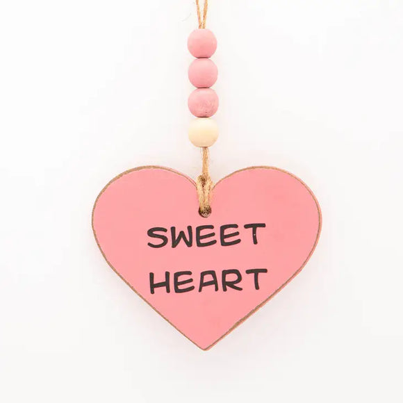 Sweet Heart Ornament Pink 4