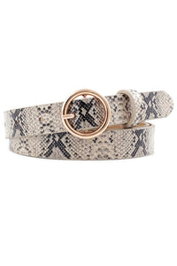 Patterned Trendy Ring Buckle