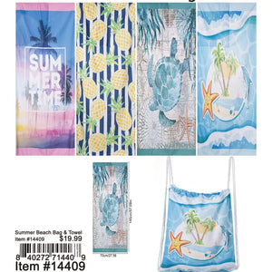 Summer Beach Bag and Towel