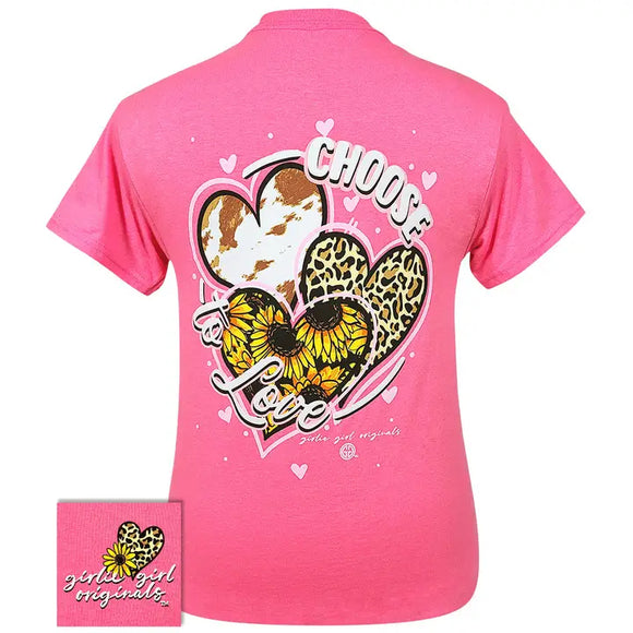 Choose Love Inspirational Christian Short Sleeve Graphic Tees