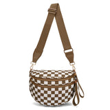 Checkered Bum Bag Crossbody