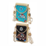 Elephant Bohemian Artisan Beaded Crossbody Bag