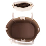 2IN1 Textured Handle Satchel Bag W Pouch Set