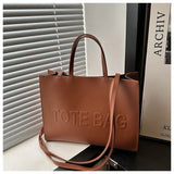 Large Capacity Vintage Crossbody Tote Bag For Women