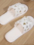 Christmas Gift Open-Toe Plush Home Slipper