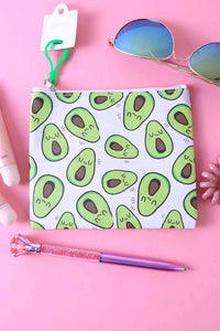 Cosmetic Large Avocado Pouch