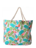 Canvas  Lining Cotton Rope Beach Bag