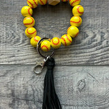 Silicone Beaded Keychain