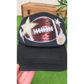 Football Patch Trucker Hat