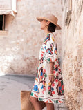 SUMMER New Loose Short Sleeve Mini Dress