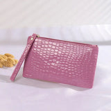 Trendy Women's Pu Handbag with Crocodile Pattern