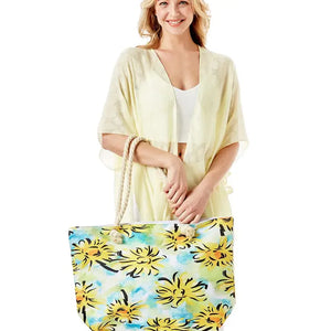 Daisy Beach Tote