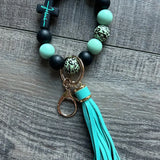 Silicone Beaded Keychain