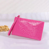 Trendy Women's Pu Handbag with Crocodile Pattern