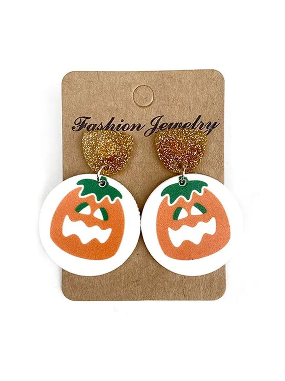 Halloween  Pumpkin Earrings