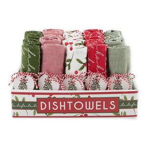 Under the Mistletoe Assorted Dishtowels-