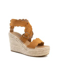 Suede Wedge Sandals