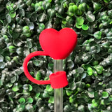 Large Heart Straw Toppers