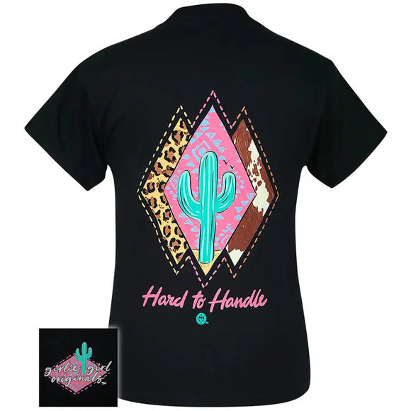 Hard To Handle Southern Sassy Country Western Short Sleeve Graphic Tee