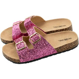 Roxoni Women's Gliters Comfort Flat Party Sandals