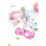 Soft Printed Fleece Facial Make Up Bow Head Band