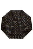 Star Monogram Auto Open-Fold Compact Umbrella