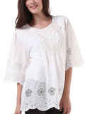 White Laser Cut Top