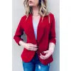 blazer with 3/4 sleeves