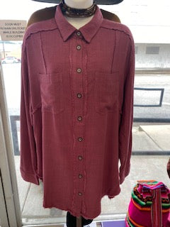 Vintage Twill Long Sleeved Loose fit shirt